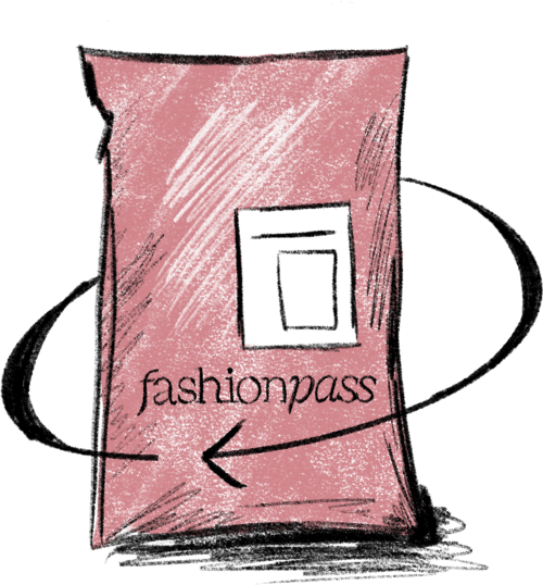 Exchange your clothing rental items closet icon
