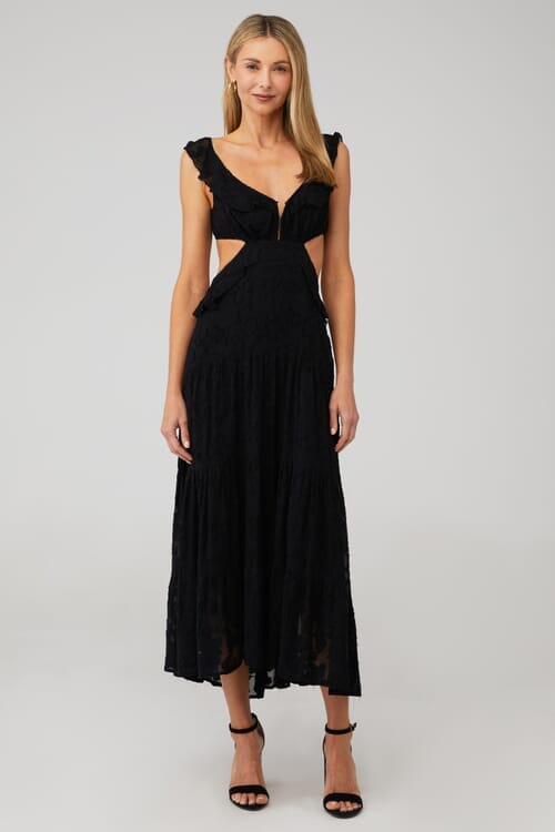 MARIGOT JACQUARD MAXI DRESS