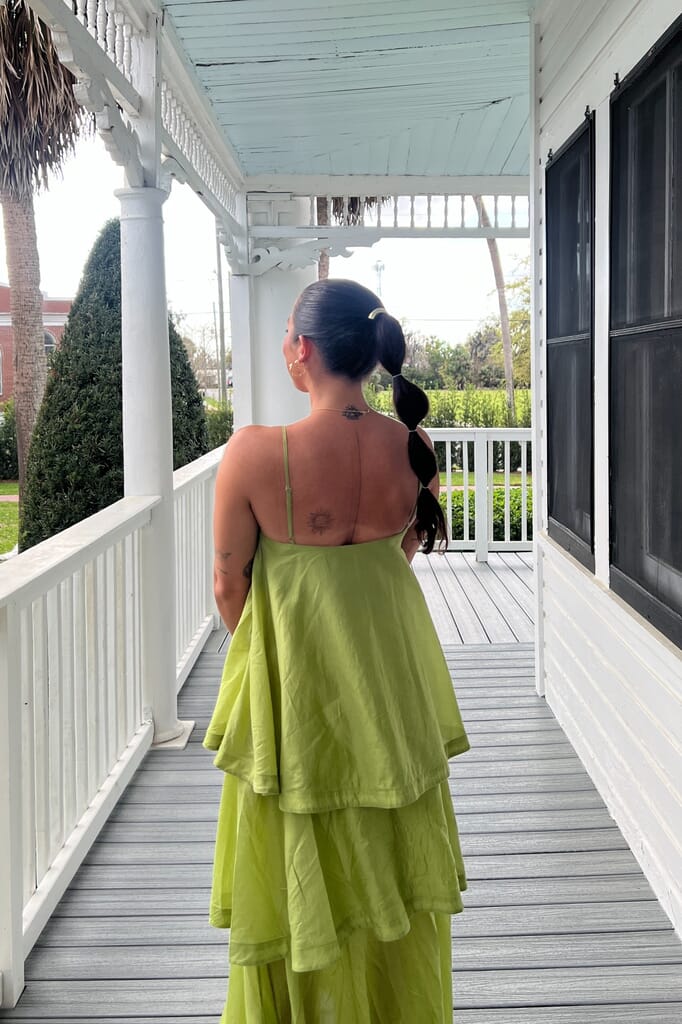 ELLIATT | X Fashionpass Wren Maxi Dress in Green| FashionPass