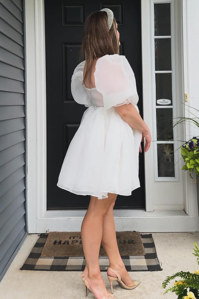 selkie ivory puff dress The Ivory French Puff Dress, Size M, Never been worn,