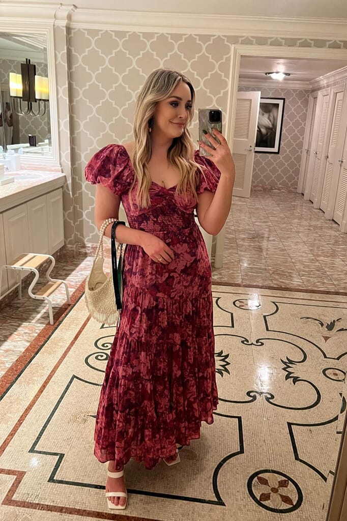 knee length dresses for ladies Free People Sundrenched Maxi Dress – The Farmer's Daughter