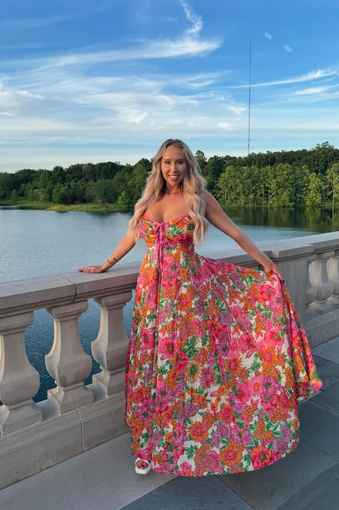 Free People | Dream Weaver Maxi in Pink Combo| FashionPass