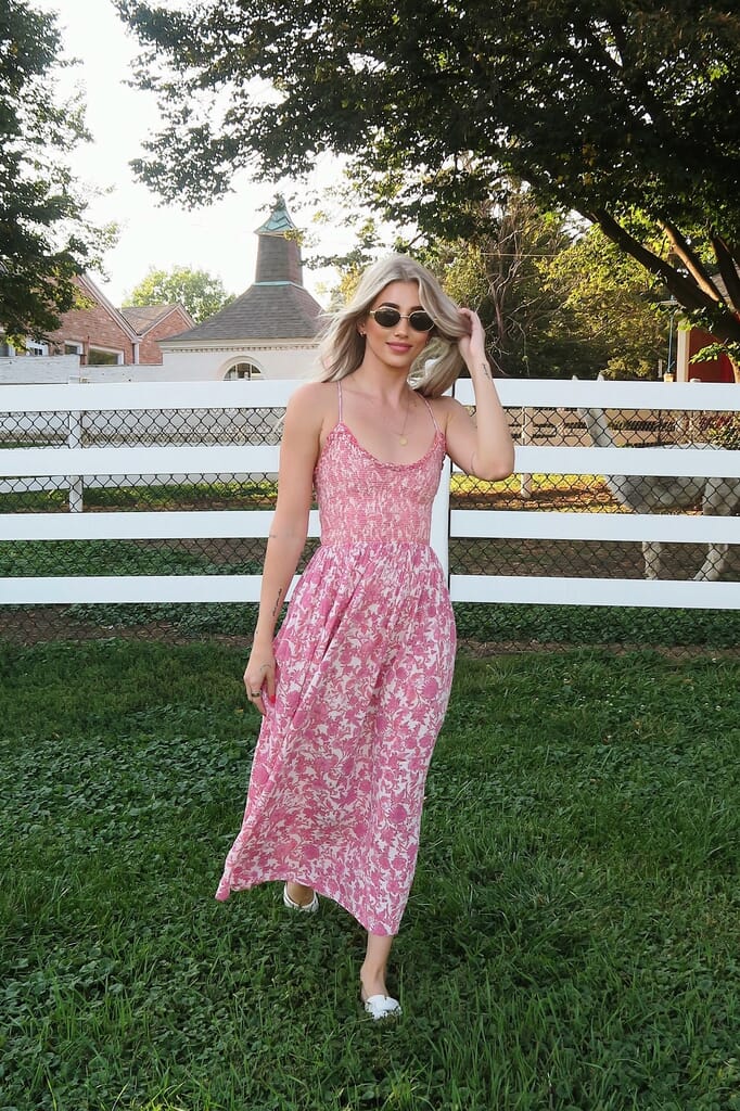 Free People | Sweet Nothings Midi Dress in Pink| FashionPass