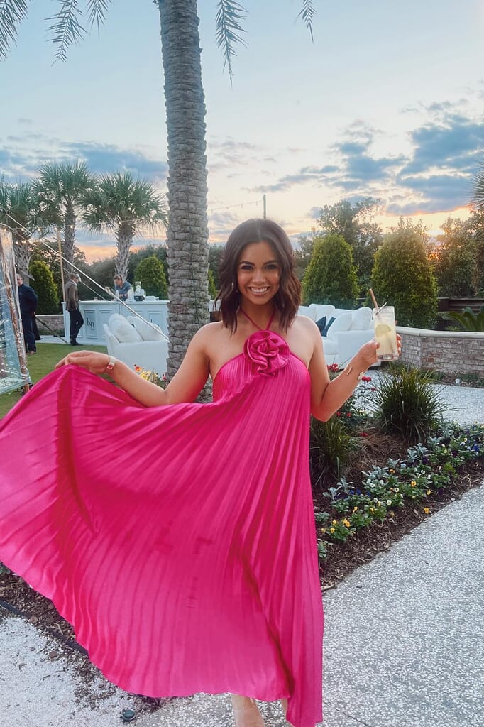 Delfi Collective | Gisele Dress in Pink| FashionPass