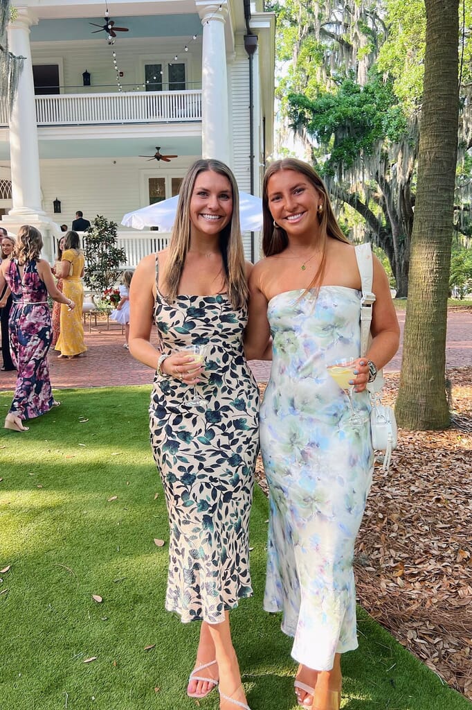 BEC + BRIDGE | Moon Dance Strapless Dress in Watercolour Floral| FashionPass
