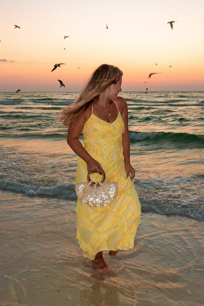 sachin and babi light blue dress The Best Holiday Dresses For Petite Women