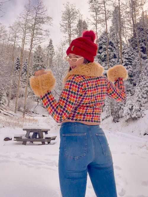 Show Me Your Mumu | Zermatt Zip Up in Valley Houndstooth| FashionPass