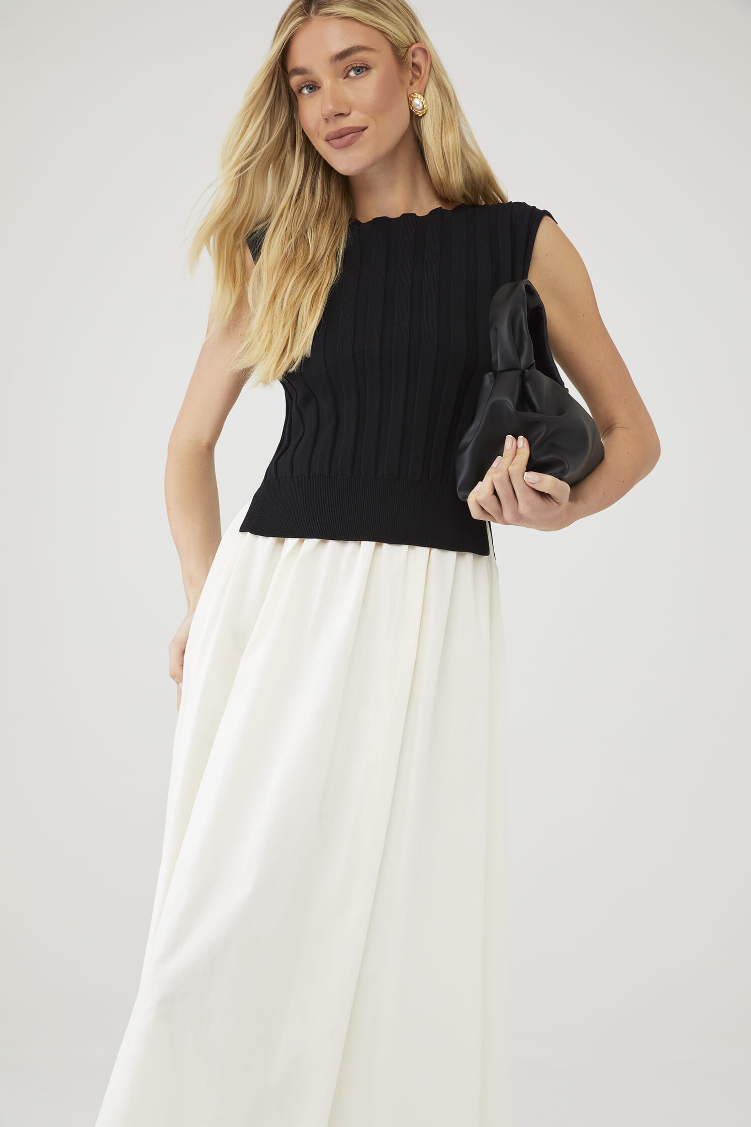 moon river knit midi dress Clothing