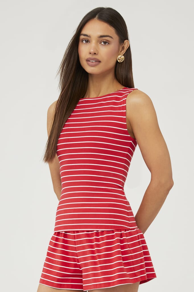 we wore what red dress Weworewhat One-Shoulder Mini Dress