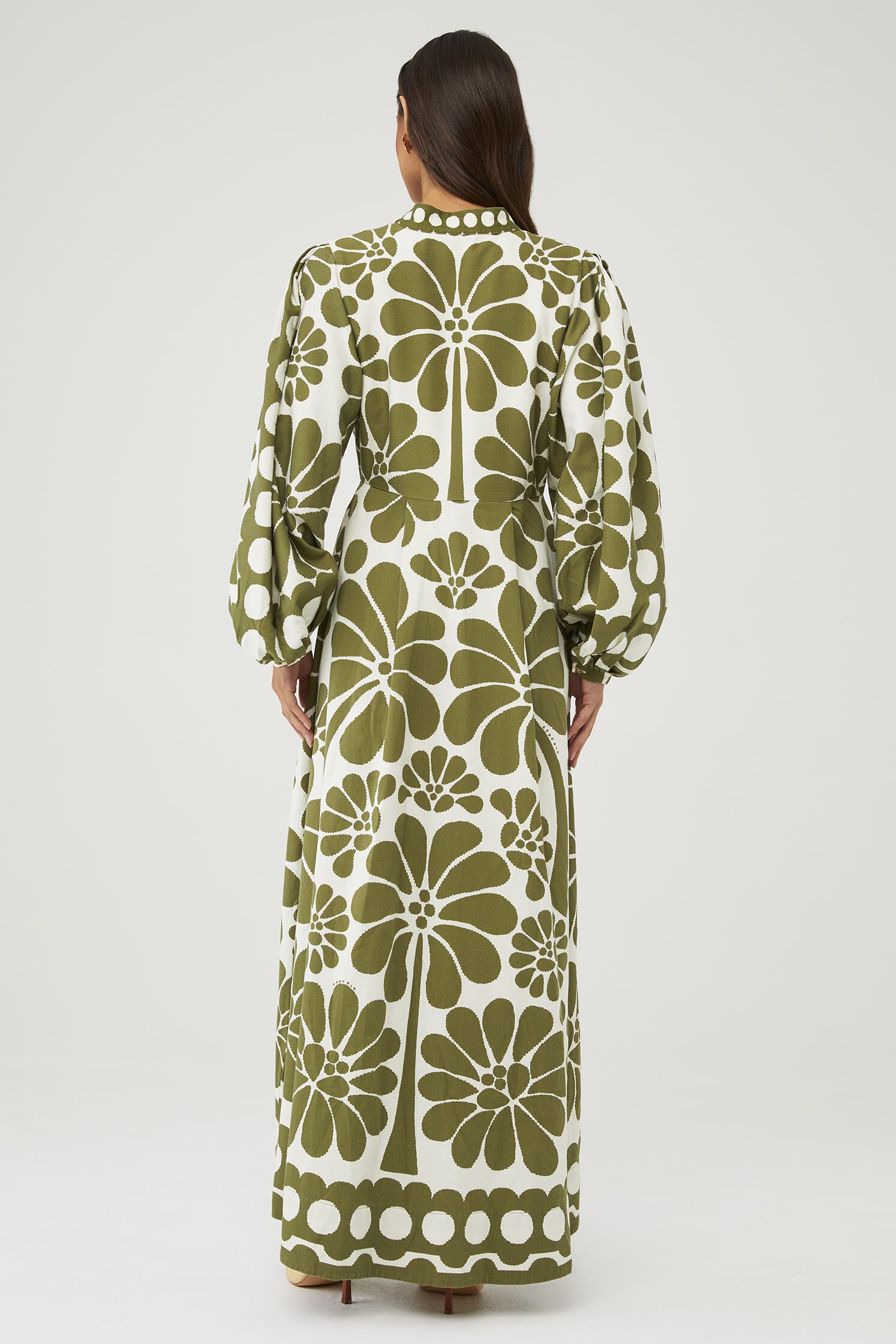 farm rio green and white dress Summer by Farm Rio while the belted waist gently sculpts your silhouette FARM RIO | Palermo Green