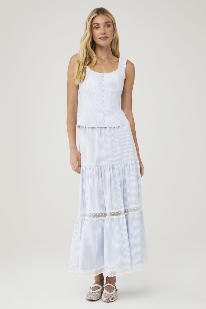 weworewhat scoop tank midi dress WeWoreWhat Scoop Neck Midi Dress in Natural