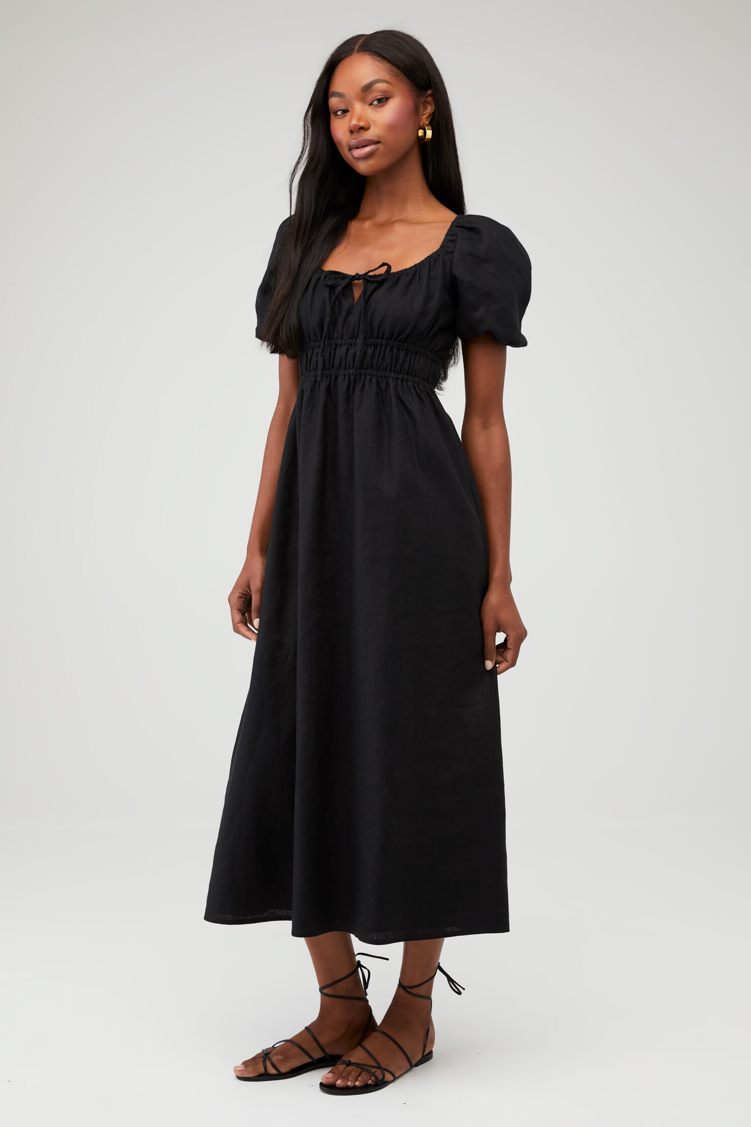 faithfull the brand black dress Ebay
