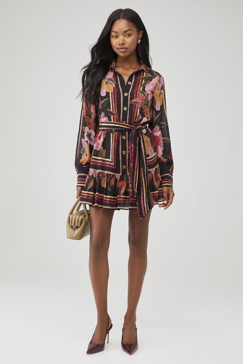 farm rio winter garden mini dress FARM Rio Winter Garden Mini Dress