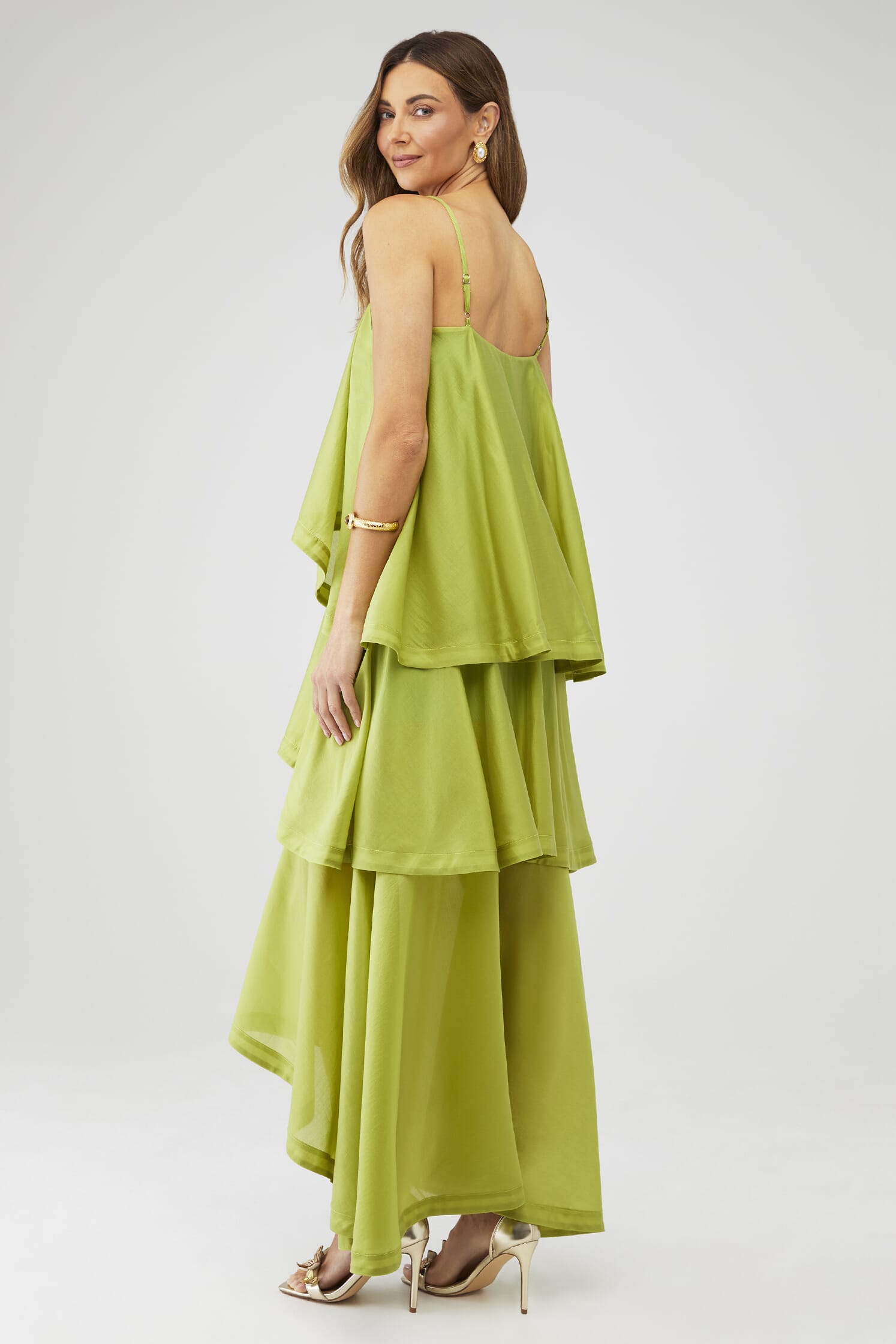 kay unger asymmetrical dress Regina Tea Length – Size:Customize Your Size girl dress Laly Sheath Side Slit Casual dresses Beaded flowers