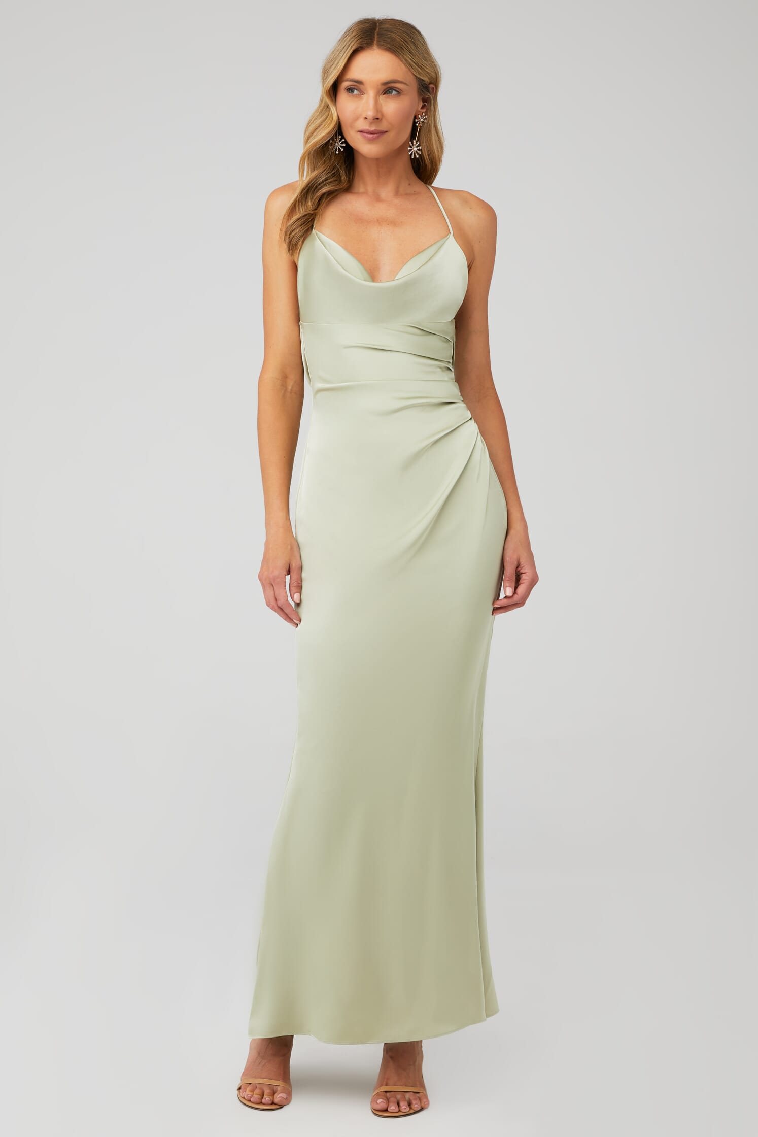 katie may dresses TAYLOR GOWN S Pictured in Morning Mist Proudly made in the USA Available at Tootsies Katie May | Ryder Gown
