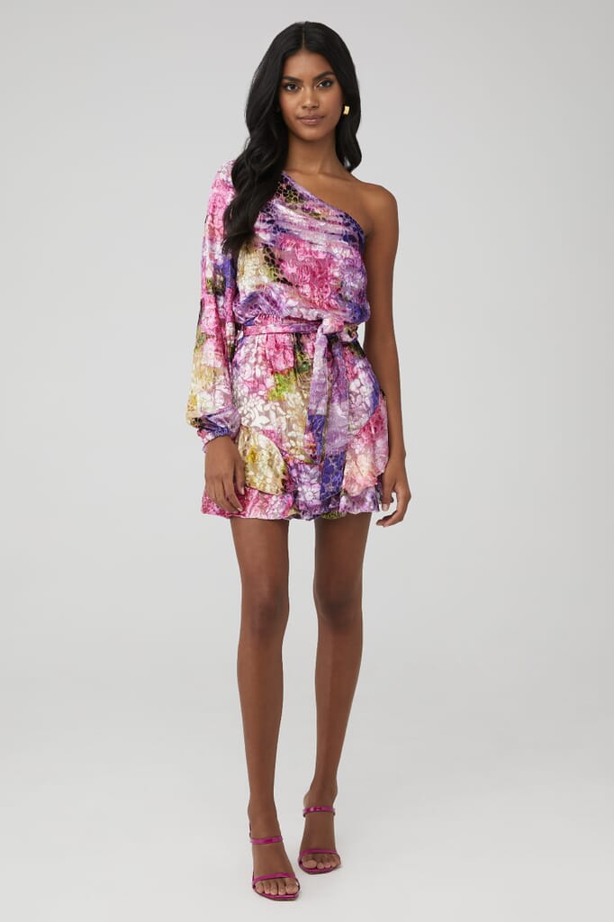 shona joy sofia asymmetrical mini dress Shona Joy Dresses