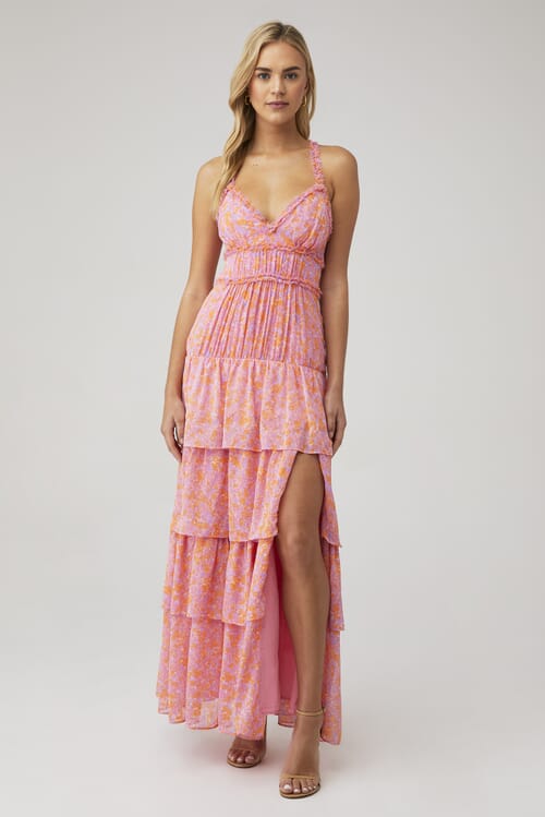 likely pink dress Tara Gown, 0 / Contemporary line LIKELY Denny Dress in Pink
