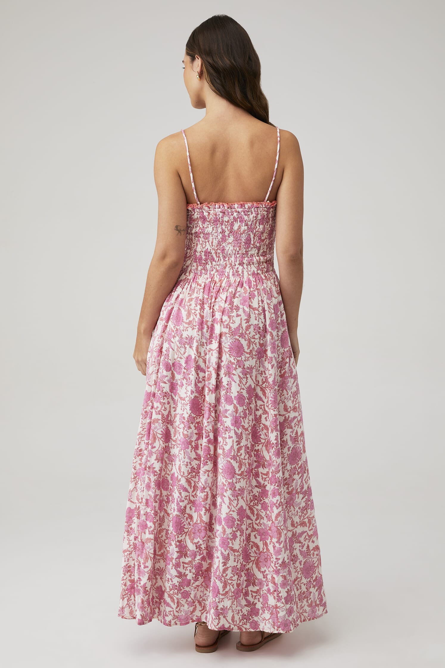 free people pink floral maxi dress shoppingcartdiaries on LTK