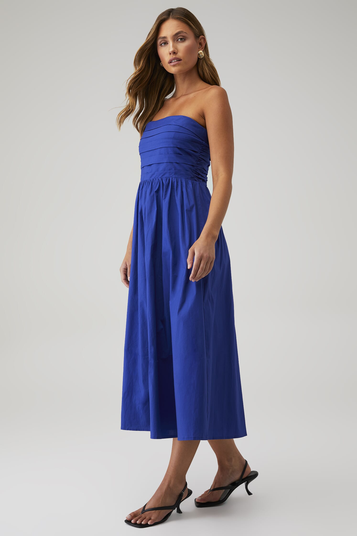 cute spaghetti strap summer dresses Elegant Solid Color Pleated Hem Dress for Women – Canary Houze Size:42SH+ VINTAGE FLORAL Standard Fabric Type Unique Design Pretty Elegant