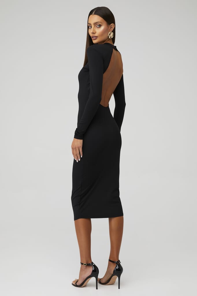 melisandre high neck midi dress Melisandre High Neck Maxi Dress