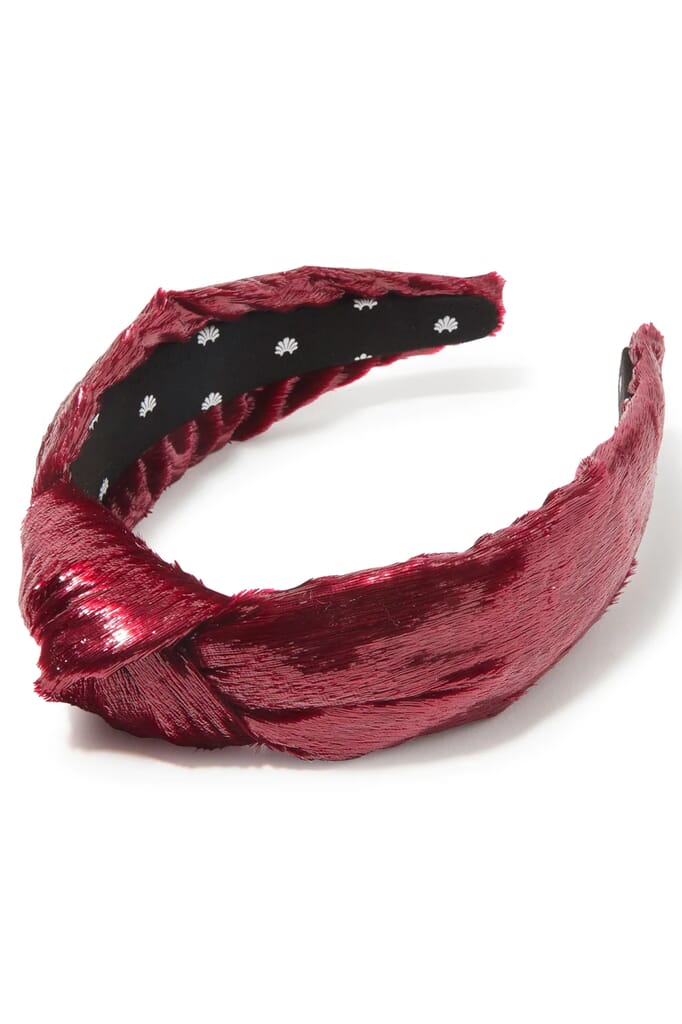LELE SADOUGHI | Velvet Kelly Headband in Jet Dot| FashionPass