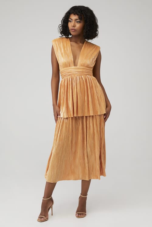SABINA MUSAYEV | Ophelia Dress in Mandarin| FashionPass
