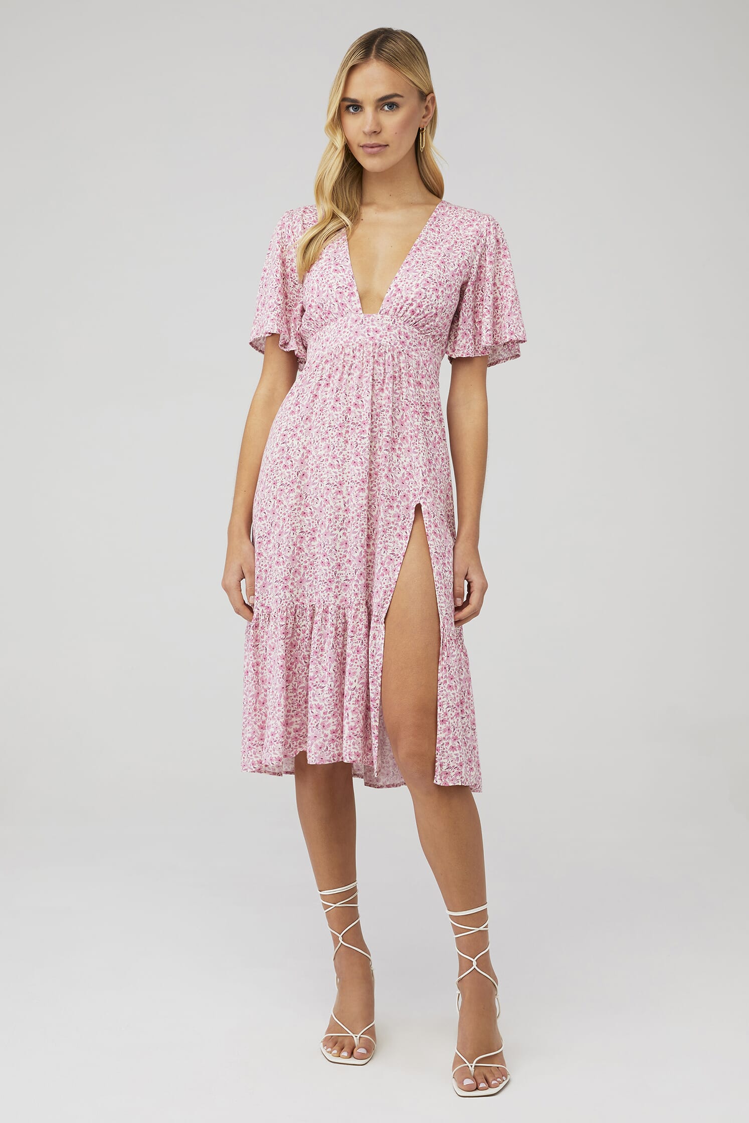 alaia pink dress Knit Godet Midi Abito da sposa Boho Sculpting stretch bandage fabric 2025 Bridal Trends: Our Size & Style:Extra Large / XL Squeaky Popsicle