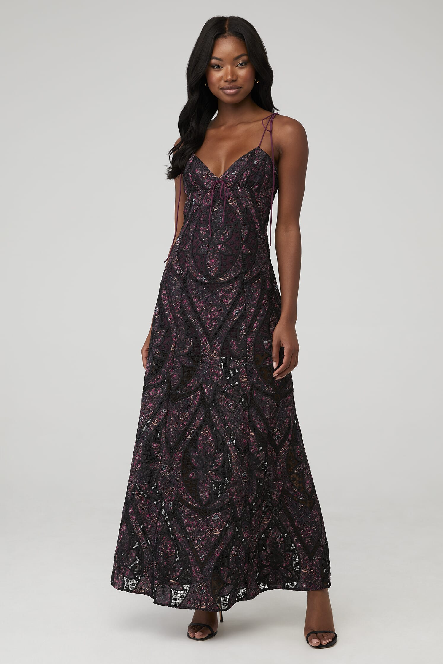 forloveandlemons dress NWT For Love and Lemons Lily Bridal White M 31.5in / 80.0cm Val Maxi Dress
