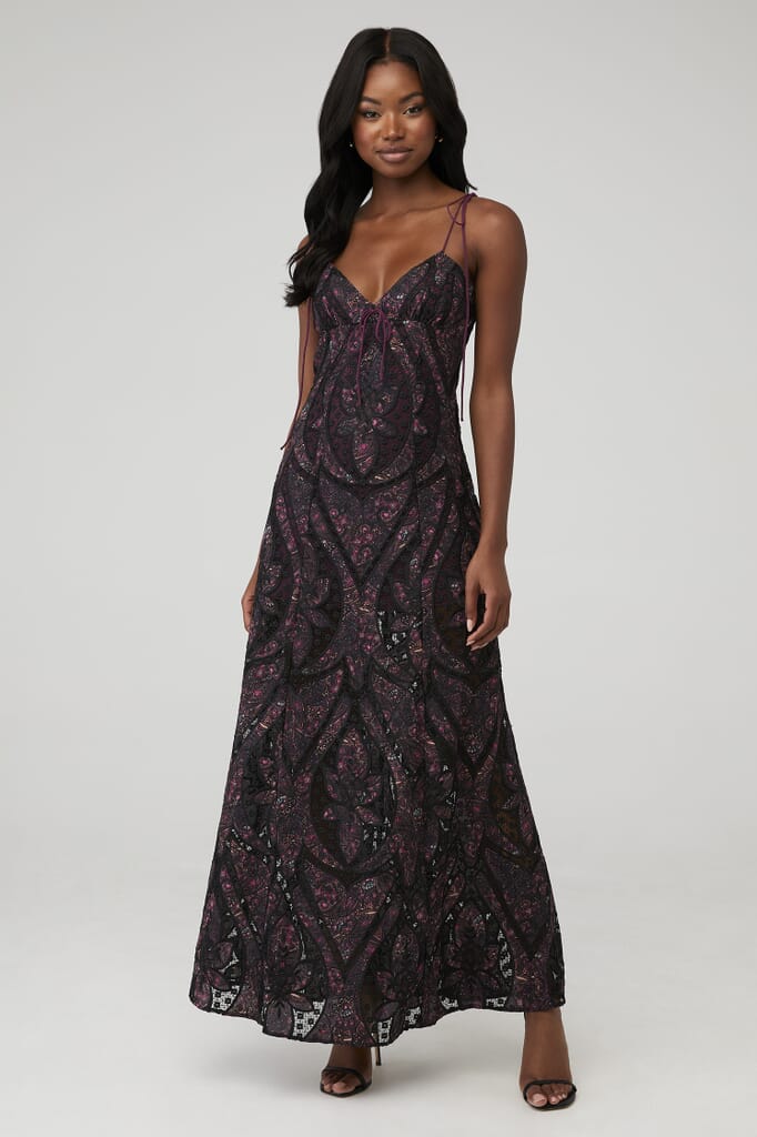 billie midi dress for love and lemons For Love & Lemons Billie Pointelle Midi Dress