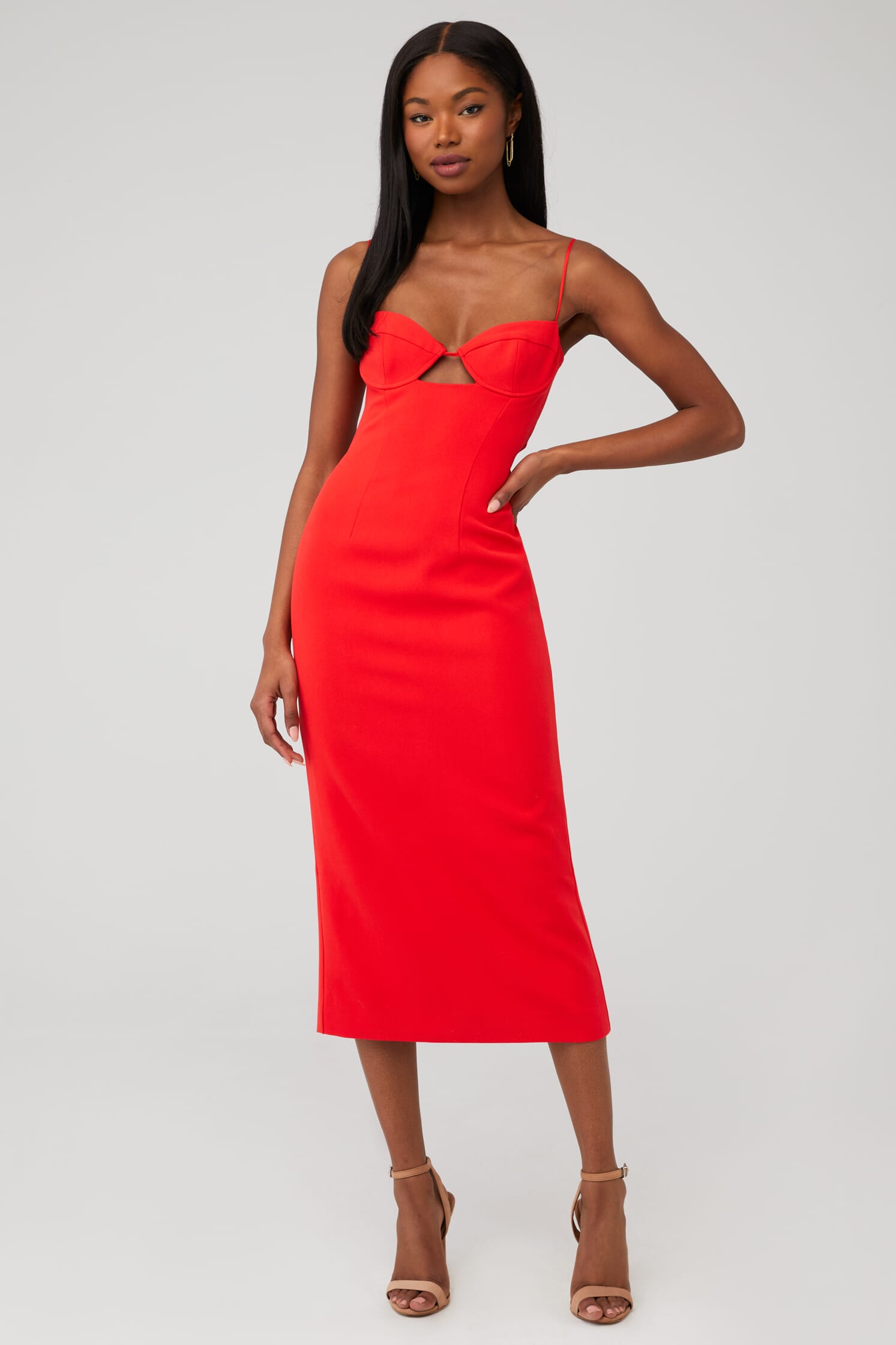 bardot aperol knit midi dress VIENNA Retail Price:289.00
