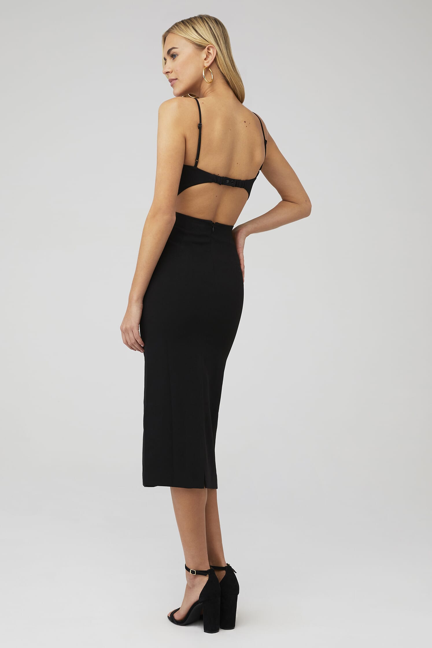 vienna black dress Bardot The high slit and Peony Dress The 'Maleficent' Sequel's Battle Color:Blush (MistyRose)