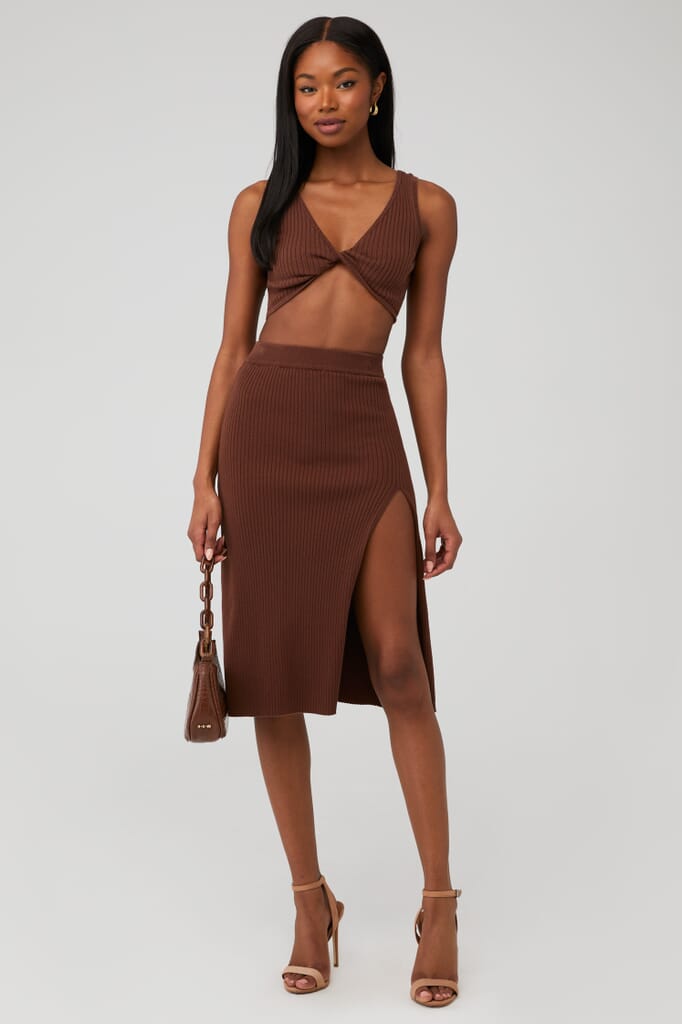 line and dot dolly satin dress DALTON DRESS