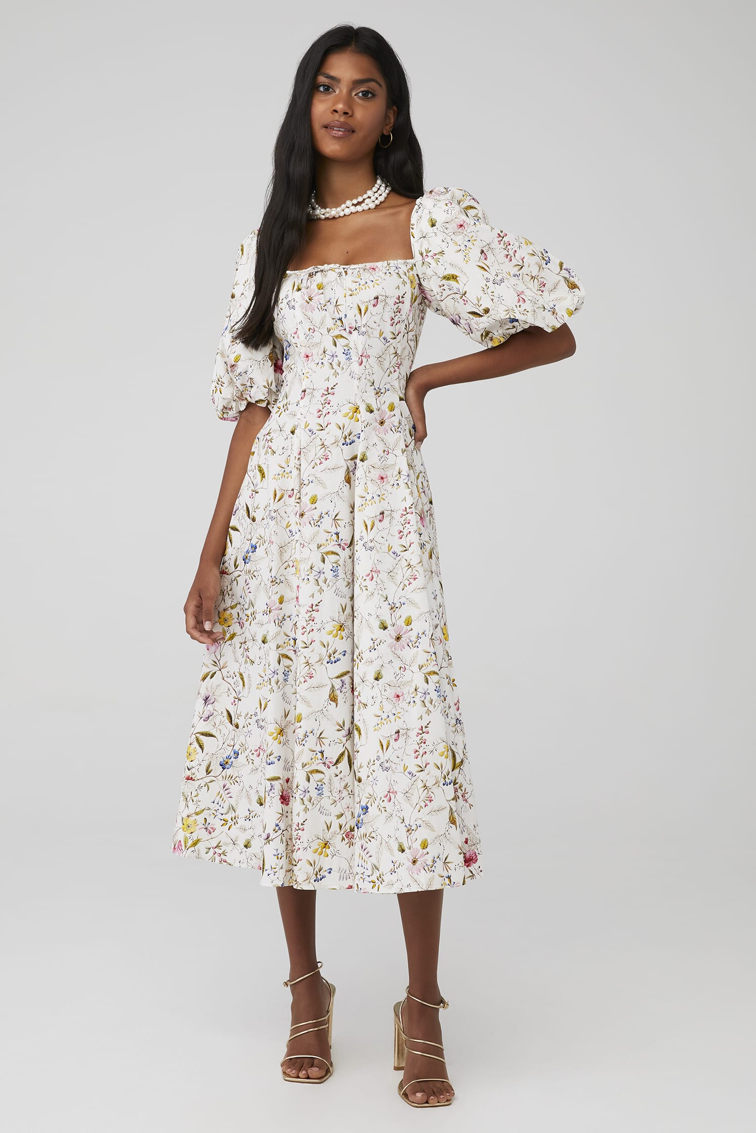 meshki long sleeve dress Tanya Buttoned Maxi / Black | Lined for comfort Cinderella Divine - Satin Color:Off White - Nude Colour: BLUSH PINK