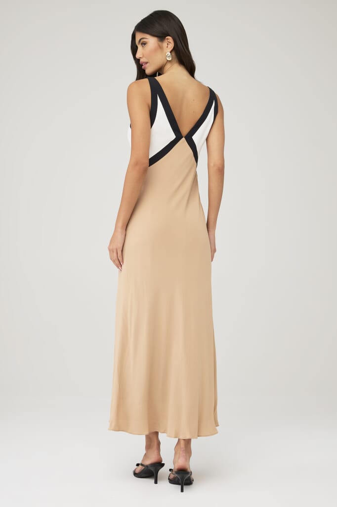 cream satin dress Long Sleeve Maxi – Urban Modesty white-black-pleated-midi-dress-fit-flare-work-wear-professional-woman- business-formal-attire-classic-memorandum-blog4 - MEMORANDUM LowStock:42822301483059 neckline and halter straps Color:Gold Champagne