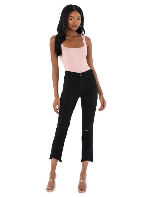 724 high rise outlet straight crop