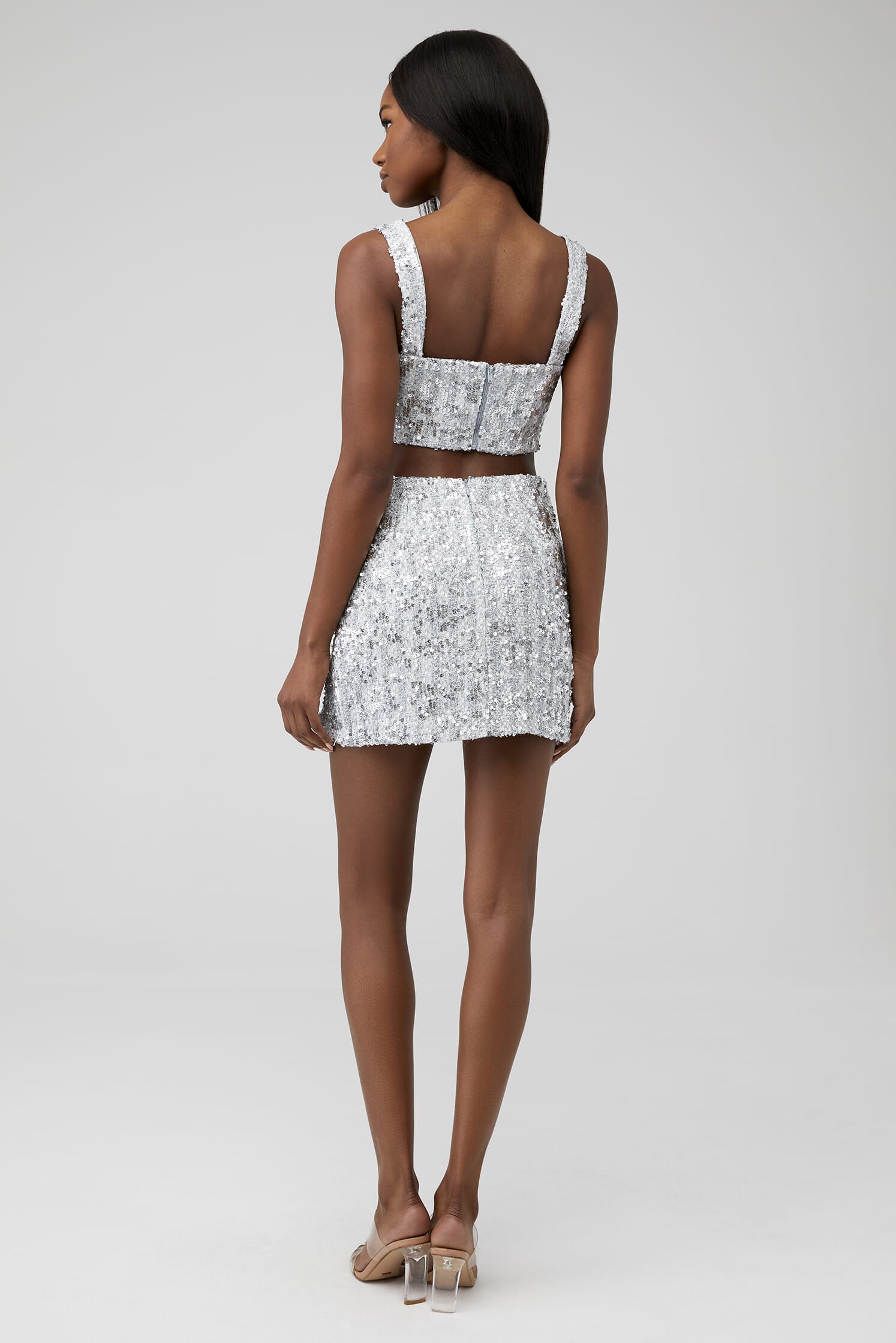 amanda uprichard silver dress Amanda Uprichard Tiffany Dress