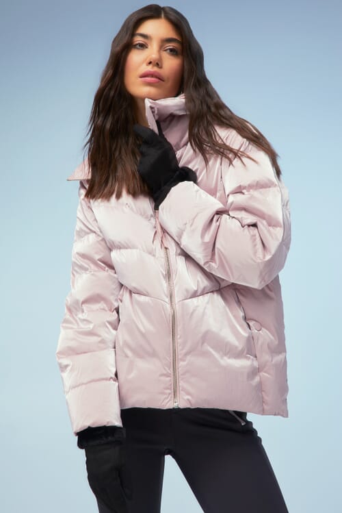ダウンジャケット・コート VARLEY Alena Down Jacket 60226206 Varley | Alena Lightweight Down Jacket in Ash Rose Shimmer