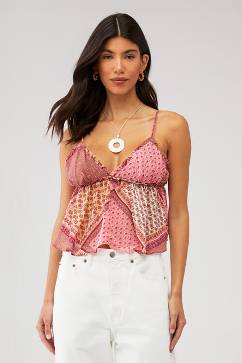 フリーピープル Free People Easy Tank レディース シャツ トップス Confetti Women's Free People Easy Tank | Zappos.com