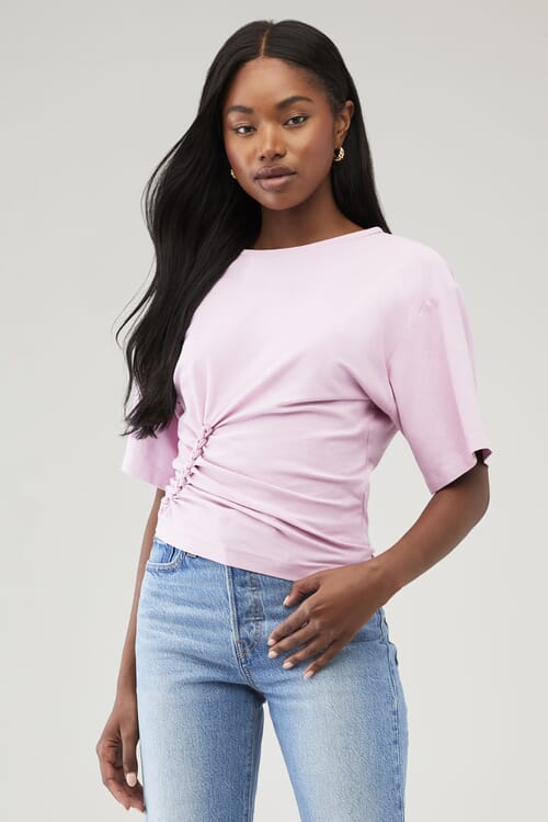 IRO | Alizee Top in Snow Pink| FashionPass