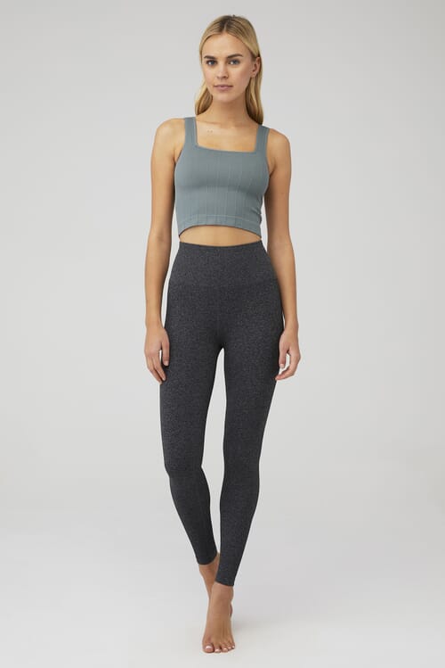 フィットネストップス Spiritual Gangster AMARA WIDE RIB SEAMLESS BRA SPIRITUAL GANGSTER AMARA SEAMLESS WIDE RIB BRA - RICH MAUVE