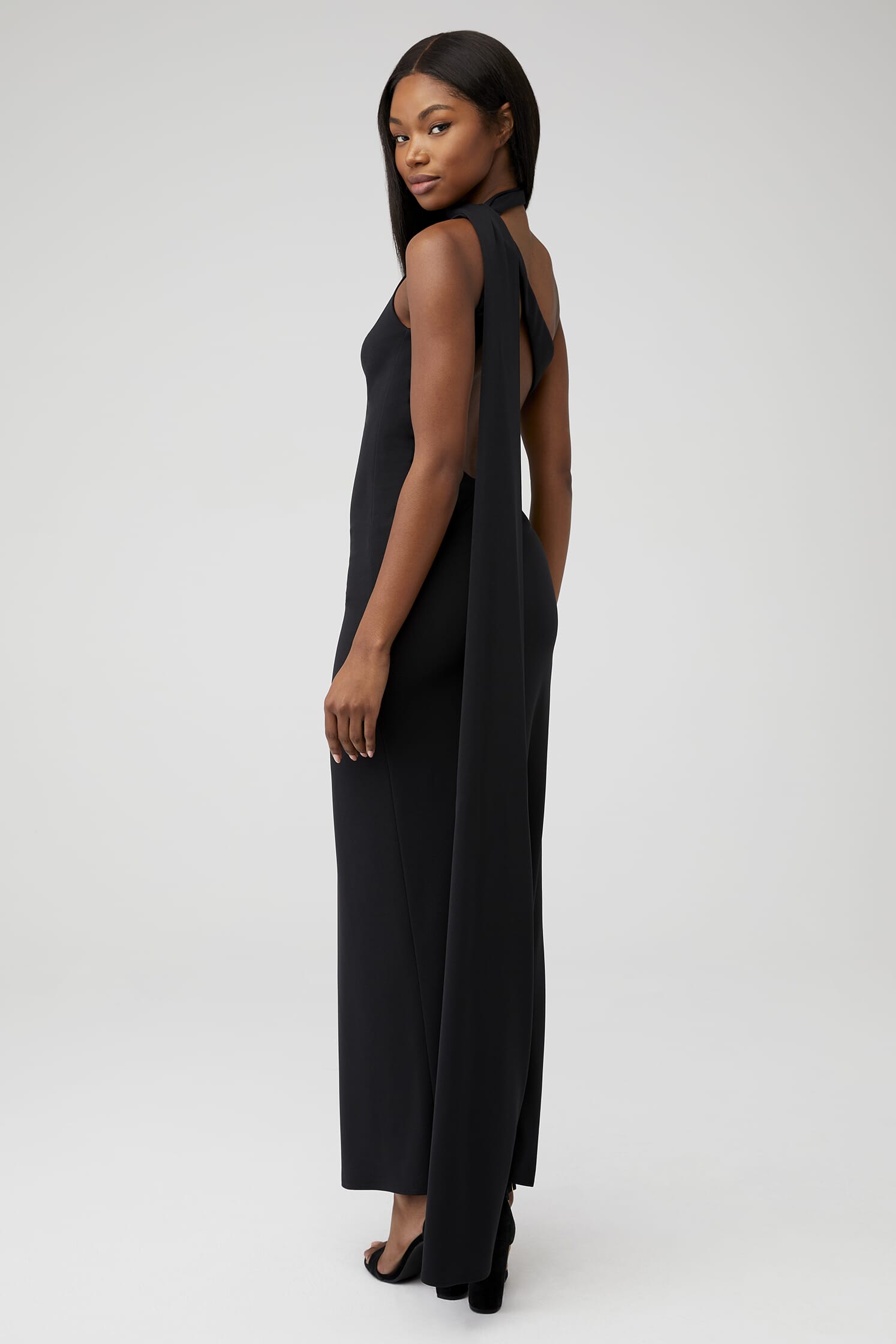 knee length dresses for ladies Amina Maxi Dress Curvy- New Arrival – London Glam Boutique main image 0