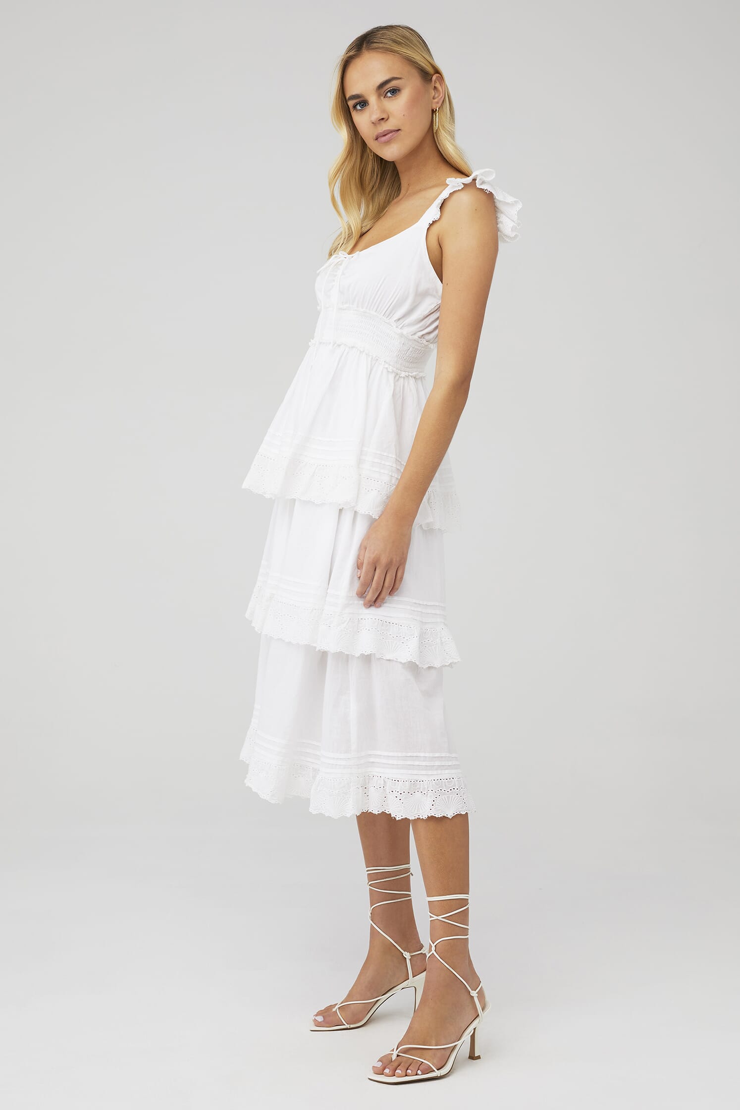 osa denim midi dress Danielle Dress