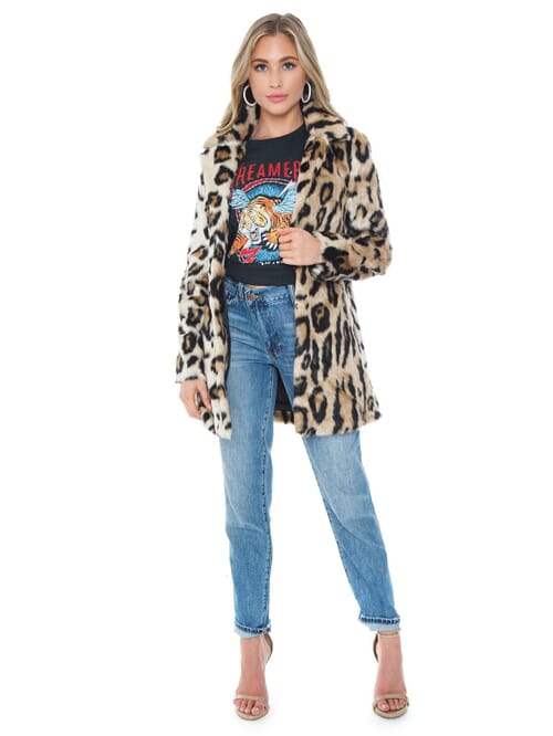 Bardot hot sale fur coat