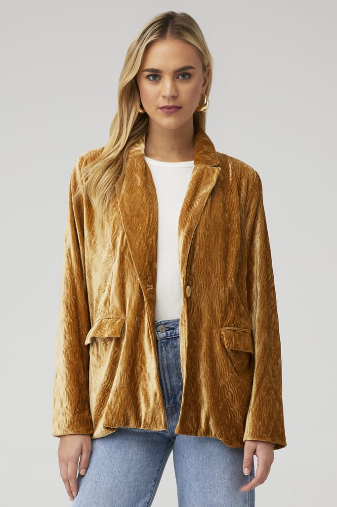 MINKPINK | Arianna Jacket in Gold| FashionPass