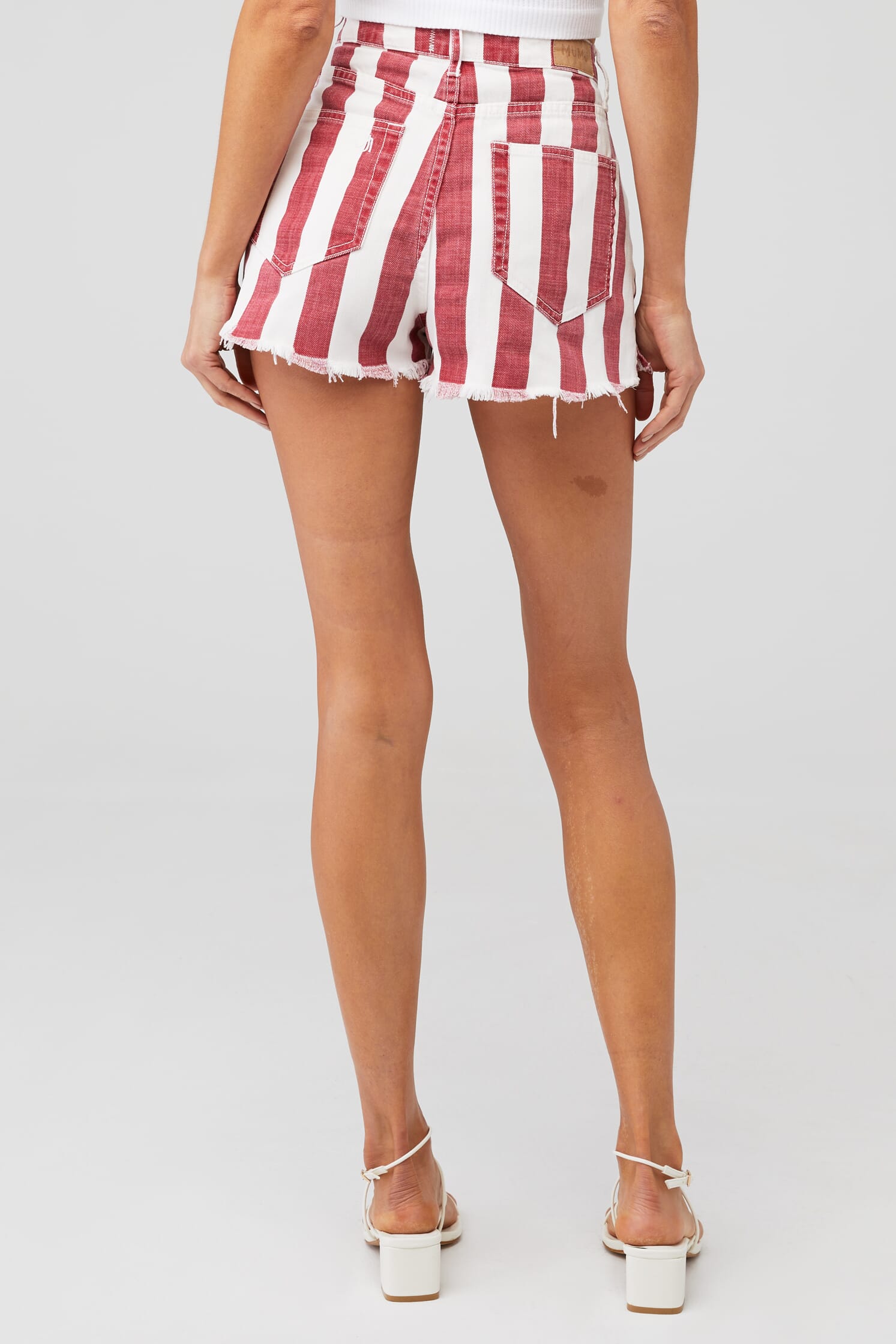 Show Me | Your FashionPass Waisted Mumu Shorts High Candy Arizona Stripe| in
