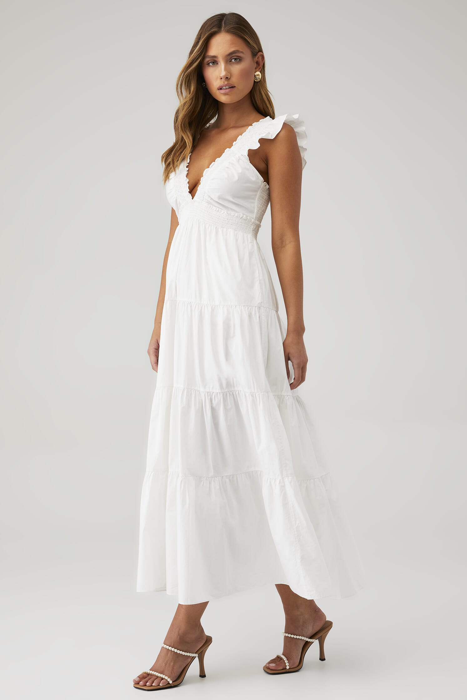LoveShackFancy | Arnene Dress in White| FashionPass LoveShackFancy | Arnene Dress in White| FashionPass