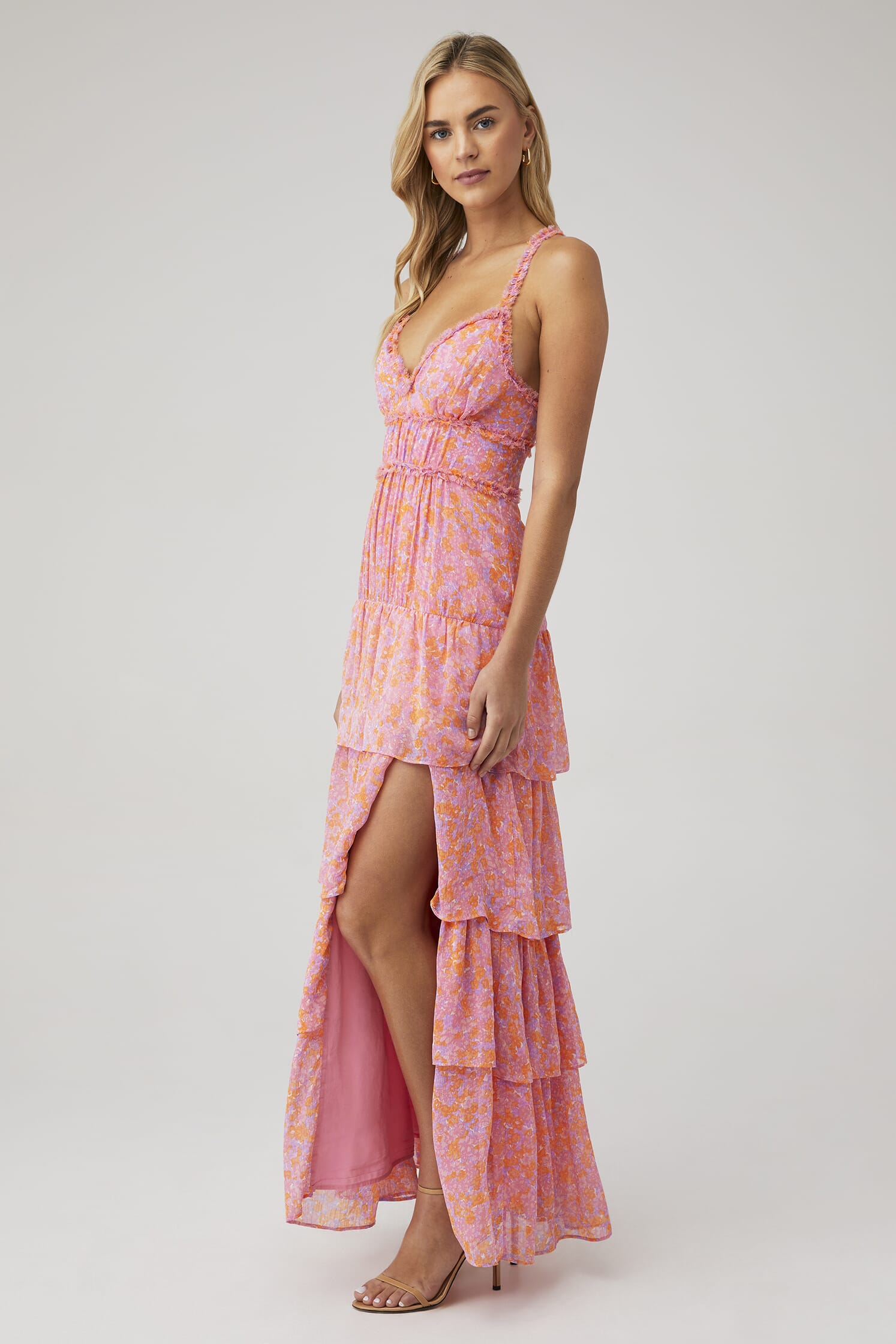 LIKELY, Ana Maxi in Pink Multi