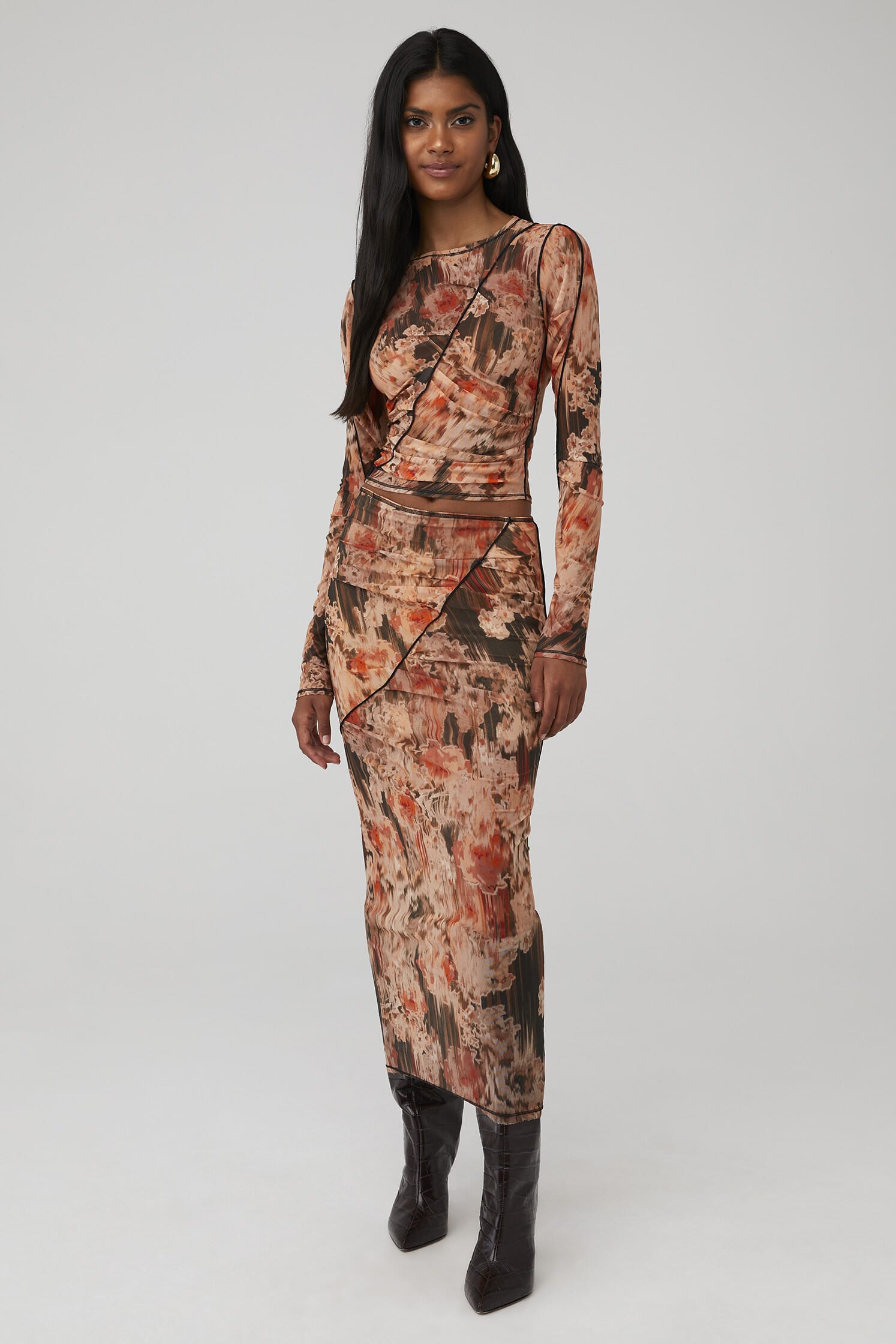 chinese dress ladies Bec & Bridge Sylvia Long Sleeve Maxi Dress – WMIYHire