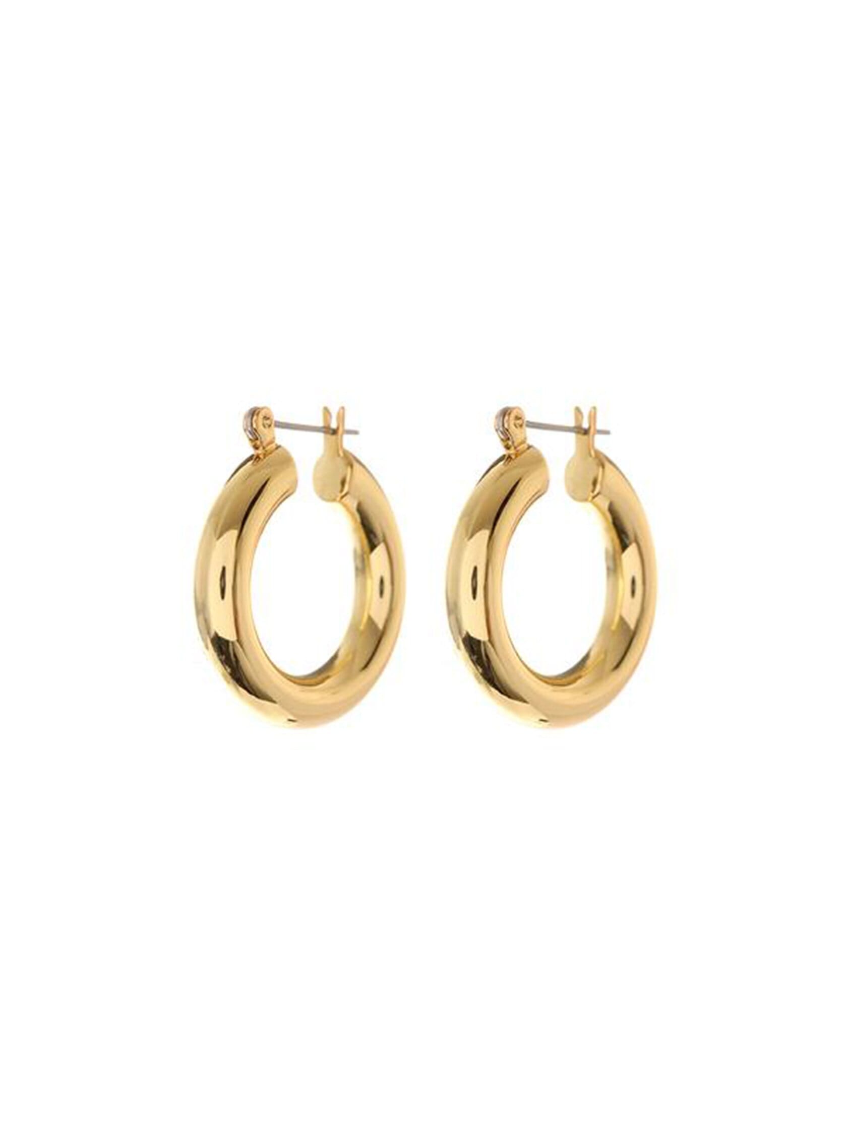 LUV AJ | Baby Amalfi Tube Hoops in Gold | FashionPass