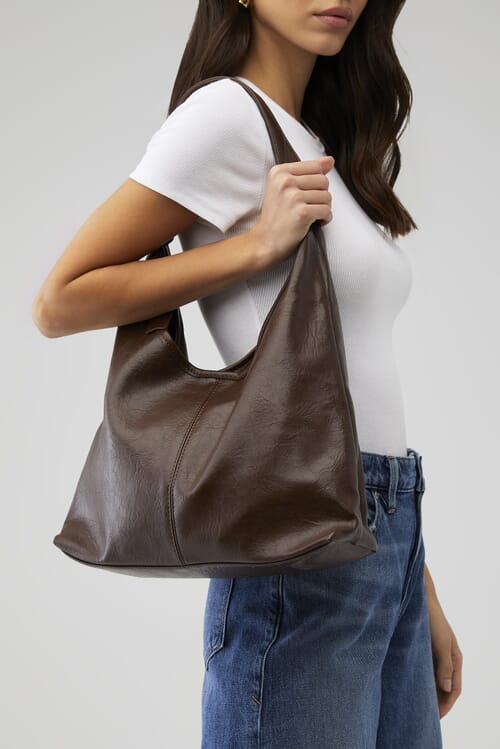 8 Other Reasons トートバッグ 8 Other Reasons | Slouchy Tote in Brown| FashionPass